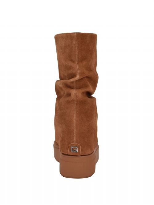 Guess Guinna Hidden Wedge Ankle Boots Maro | GUESS-SN29957