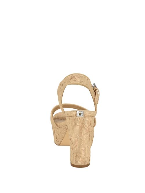 Guess Haldem Platform Block Heels Bej | GUESS-SN29785