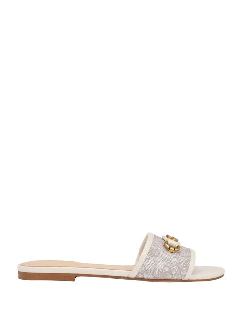 Guess Hammi Logo Slide Sandals Albi | GUESS-SN29688