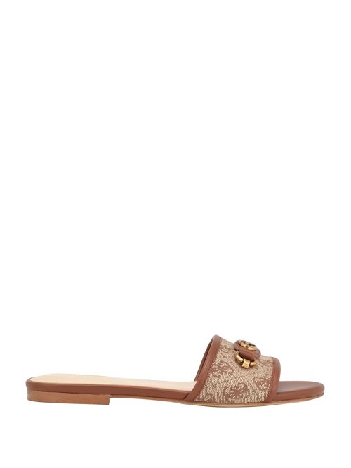 Guess Hammi Logo Slide Sandals Maro | GUESS-SN29691