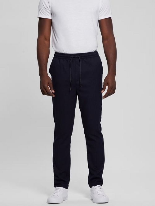 Guess Harper Woven Tapered Pant Albastri | GUESS-SN31390