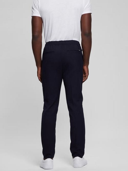 Guess Harper Woven Tapered Pant Albastri | GUESS-SN31390
