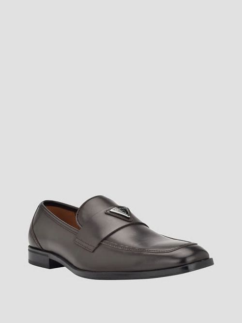 Guess Hemmer Triangle Logo Loafers Maro | GUESS-SN31902