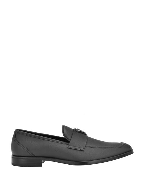 Guess Hemmer Triangle Logo Loafers Negrii | GUESS-SN31905
