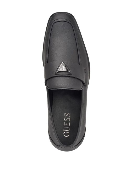 Guess Hemmer Triangle Logo Loafers Negrii | GUESS-SN31905