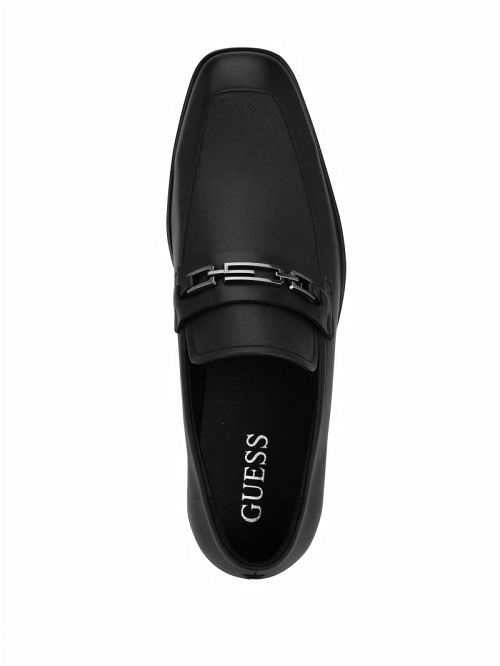 Guess Hendo G Logo Horsebit Loafers Negrii | GUESS-SN31911