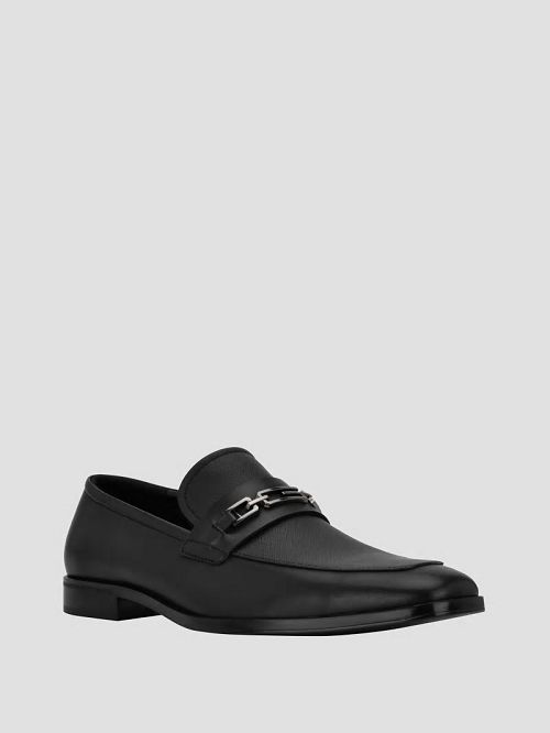 Guess Hendo G Logo Horsebit Loafers Negrii | GUESS-SN31911