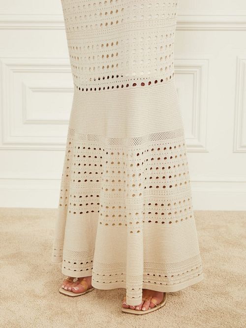 Guess Henley Maxi Skirt Albi | GUESS-SN28168