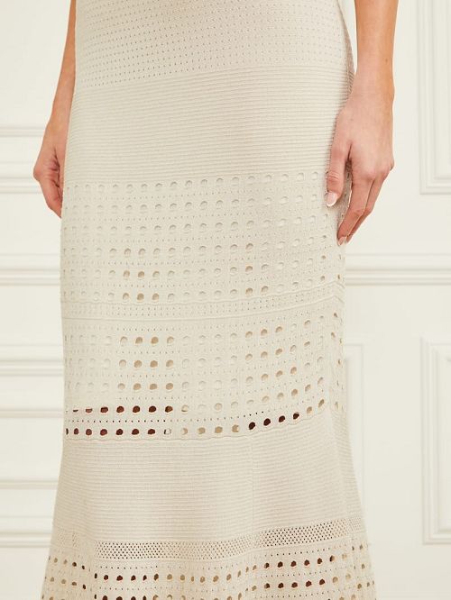 Guess Henley Maxi Skirt Albi | GUESS-SN28168
