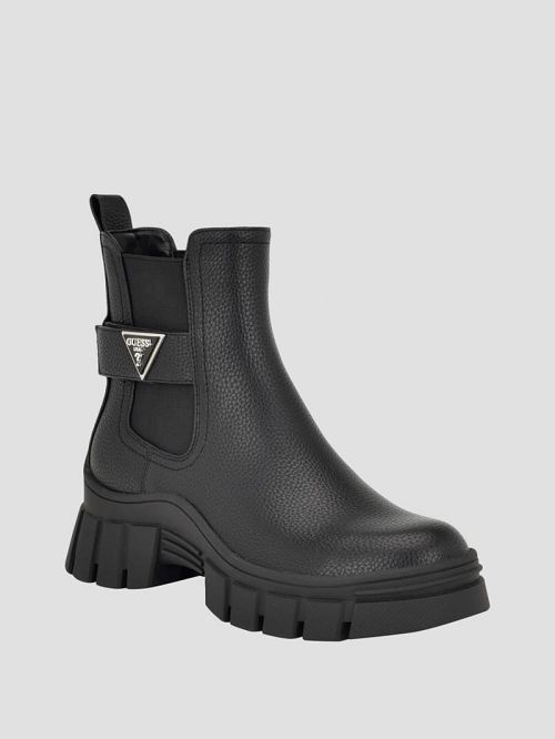 Guess Hensly Triangle Chelsea Bootie Negrii | GUESS-SN29891