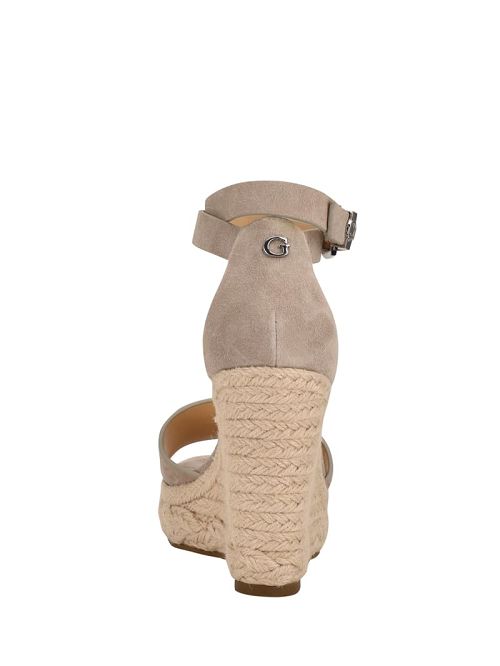 Guess Hidy Suede Espadrille Wedges Maro | GUESS-SN29618