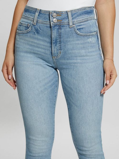 Guess High-Rise Shape Up Jeans Albastri | GUESS-SN26611