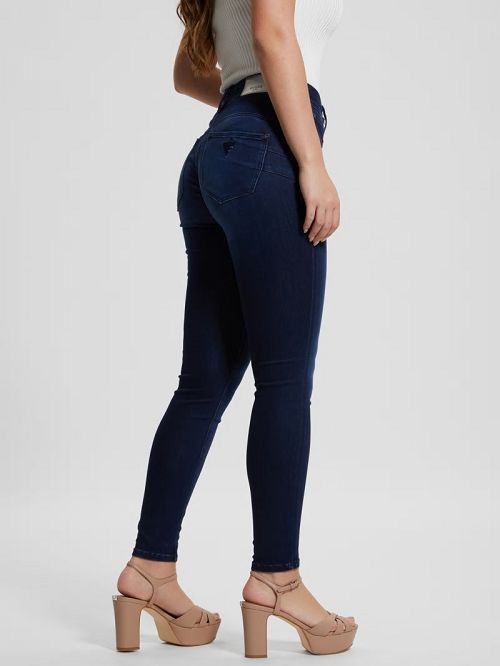 Guess High-Rise Shape Up Jeans Albastri | GUESS-SN26617
