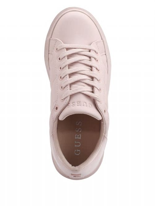 Guess Hilan Quilted Low-Top Sneakers Bej | GUESS-SN29543