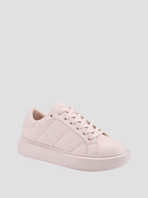 Guess Hilan Quilted Low-Top Sneakers Bej | GUESS-SN29543
