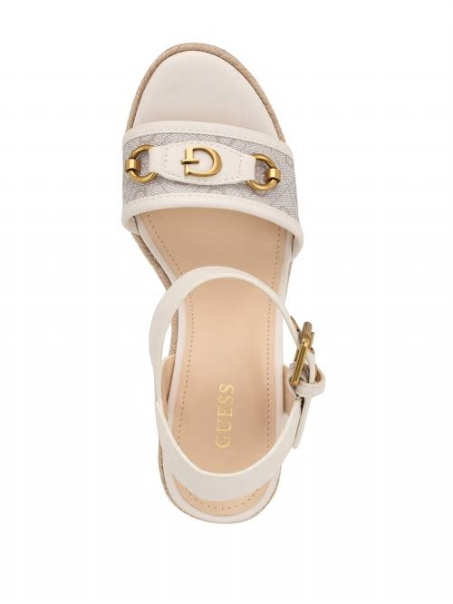 Guess Hisley Wedge Sandals Albi | GUESS-SN29603