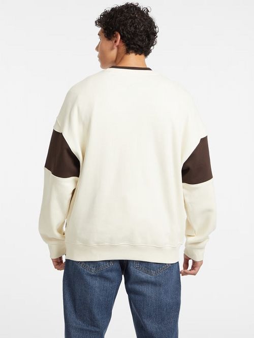 Guess Horizontal Stripe Crewneck Sweatshirt Albi | GUESS-SN30986