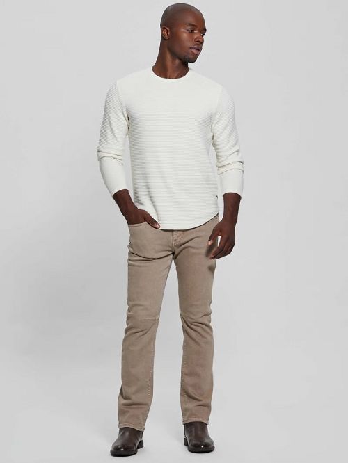 Guess Hudson Linear Texture Tee Albi | GUESS-SN30693