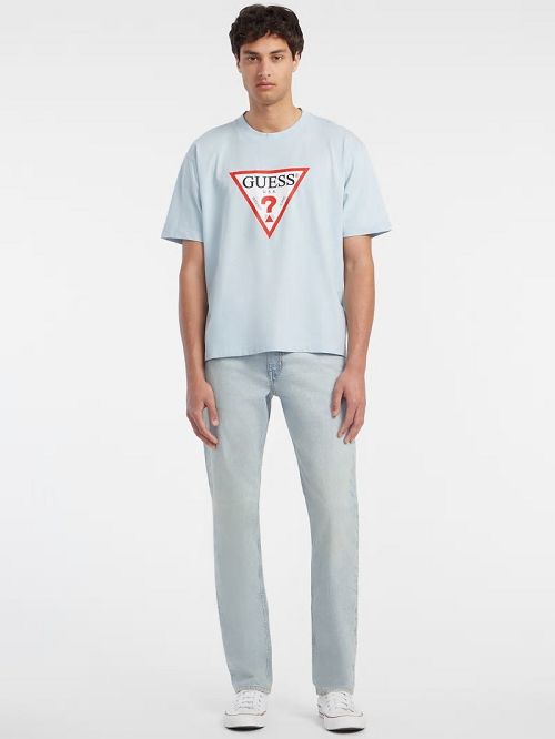 Guess Iconic Tee Albastri | GUESS-SN30579