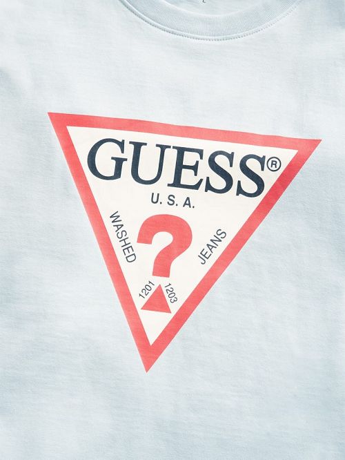 Guess Iconic Tee Albastri | GUESS-SN30579