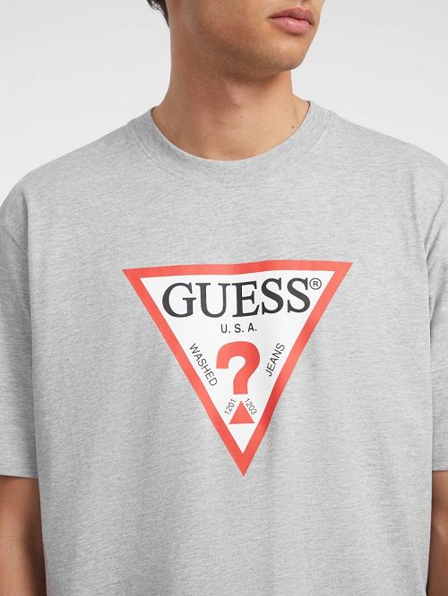 Guess Iconic Tee Gri | GUESS-SN30580