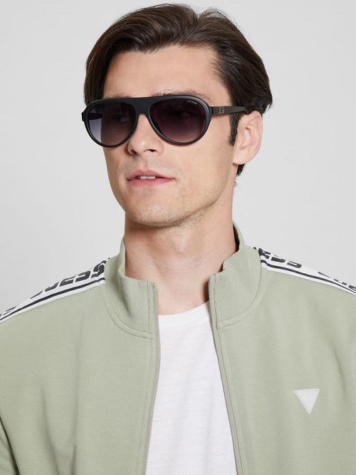 Guess Ignacio Aviator Sunglasses Negrii | GUESS-SN31817