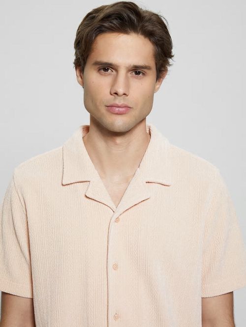 Guess Imperial Textured Knit Shirt Roz | GUESS-SN31200
