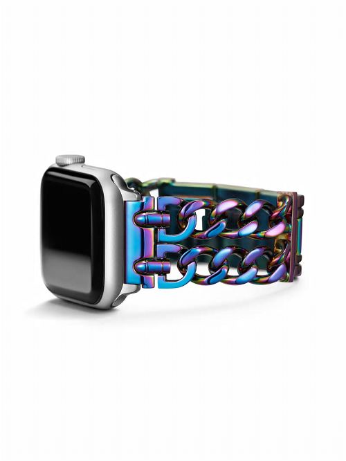 Guess Iridescent Chain-Link 38-40 mm Band for Apple Watch® Aurii | GUESS-SN30005