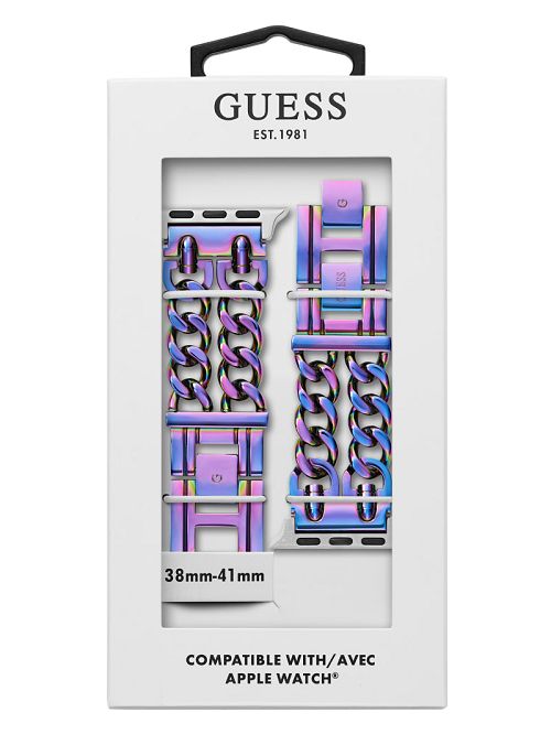 Guess Iridescent Chain-Link 38-40 mm Band for Apple Watch® Aurii | GUESS-SN30005