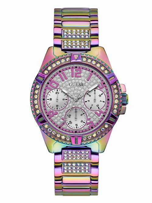 Guess Iridescent Crystal Multifunction Watch Maro | GUESS-SN30040