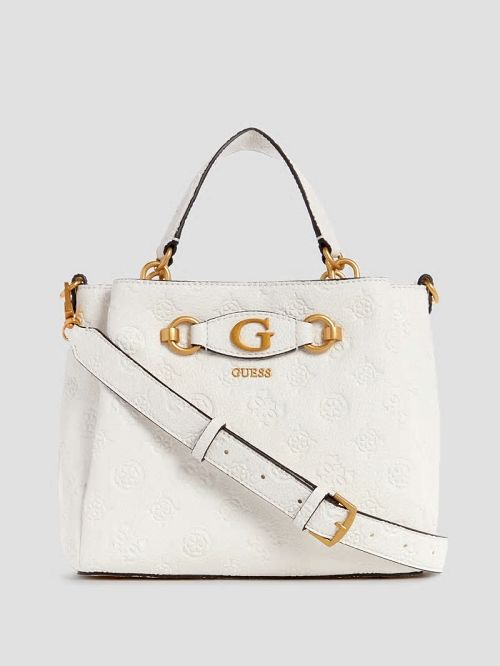 Guess Izzy Girlfriend Mini Satchel Albi | GUESS-SN29255