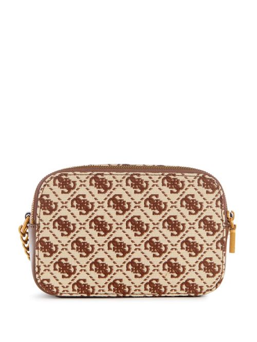 Guess Izzy Jacquard Logo Camera Bag Maro | GUESS-SN28776