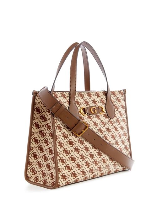 Guess Izzy Jacquard Logo Tote Maro | GUESS-SN29396
