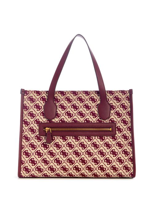 Guess Izzy Jacquard Logo Tote Roz | GUESS-SN29391