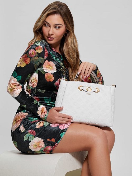 Guess Izzy Peony Girlfriend Satchel Albi | GUESS-SN29225