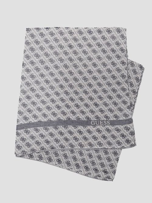 Guess Izzy Quattro G Jacquard Monogram Scarf Albastri | GUESS-SN30193