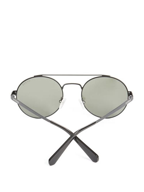 Guess Jack Round Aviator Sunglasses Negrii | GUESS-SN31819