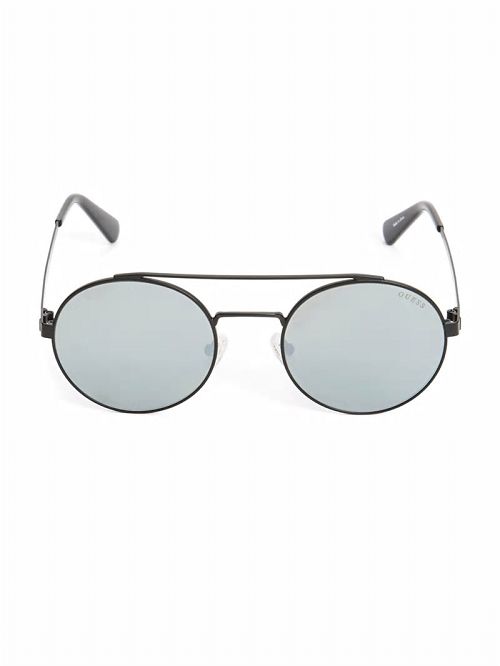 Guess Jack Round Aviator Sunglasses Negrii | GUESS-SN31819