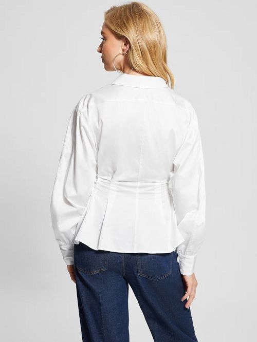 Guess Jackie Lace-Up Top Albi | GUESS-SN27499