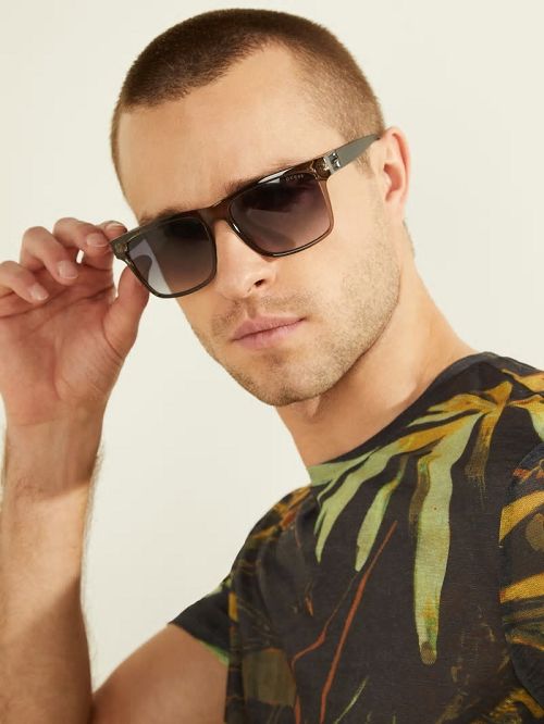 Guess Jake Square Sunglasses Gri | GUESS-SN31816