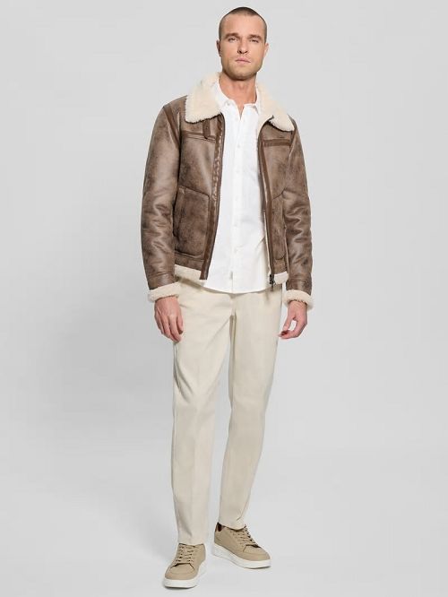 Guess James Chino Pants Albi | GUESS-SN31444