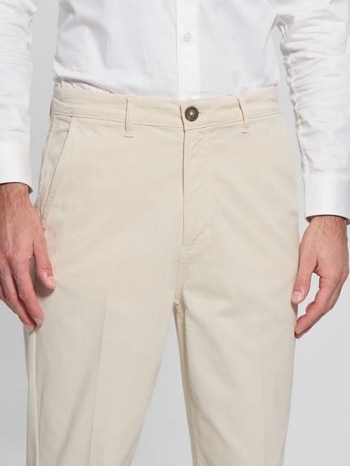 Guess James Chino Pants Albi | GUESS-SN31444