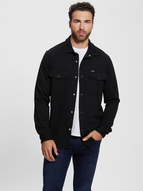 Guess James Textured Shirt Negrii | GUESS-SN31115