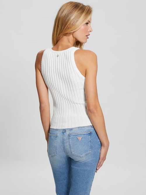 Guess Janae Braided Tank Albi | GUESS-SN27583