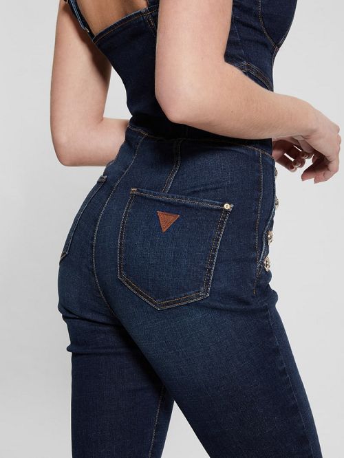 Guess Janae Denim Jumpsuit Albastri | GUESS-SN26680