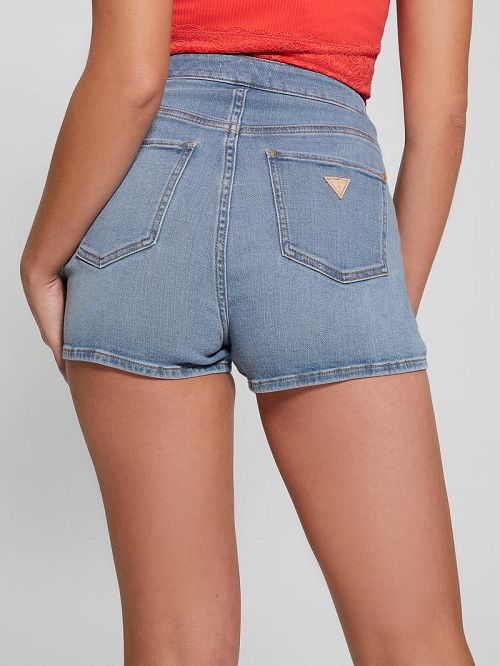 Guess Janae Denim Shorts Albastri | GUESS-SN26486