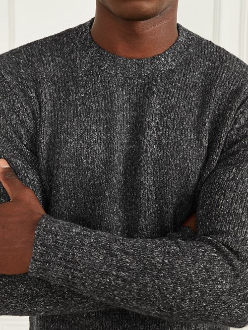 Guess Jaspe Crewneck Sweater Negrii | GUESS-SN30966