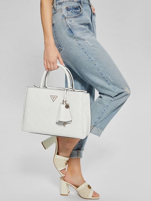 Guess Jena Elite Luxury Satchel Albi | GUESS-SN28715