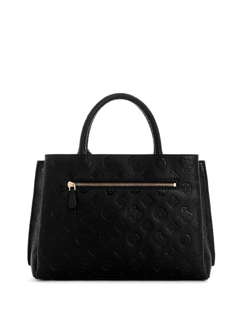 Guess Jena Elite Luxury Satchel Negrii | GUESS-SN28696