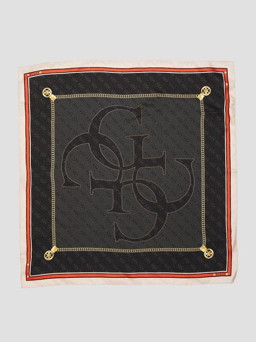 Guess Jensen Silk Scarf Negrii | GUESS-SN30195